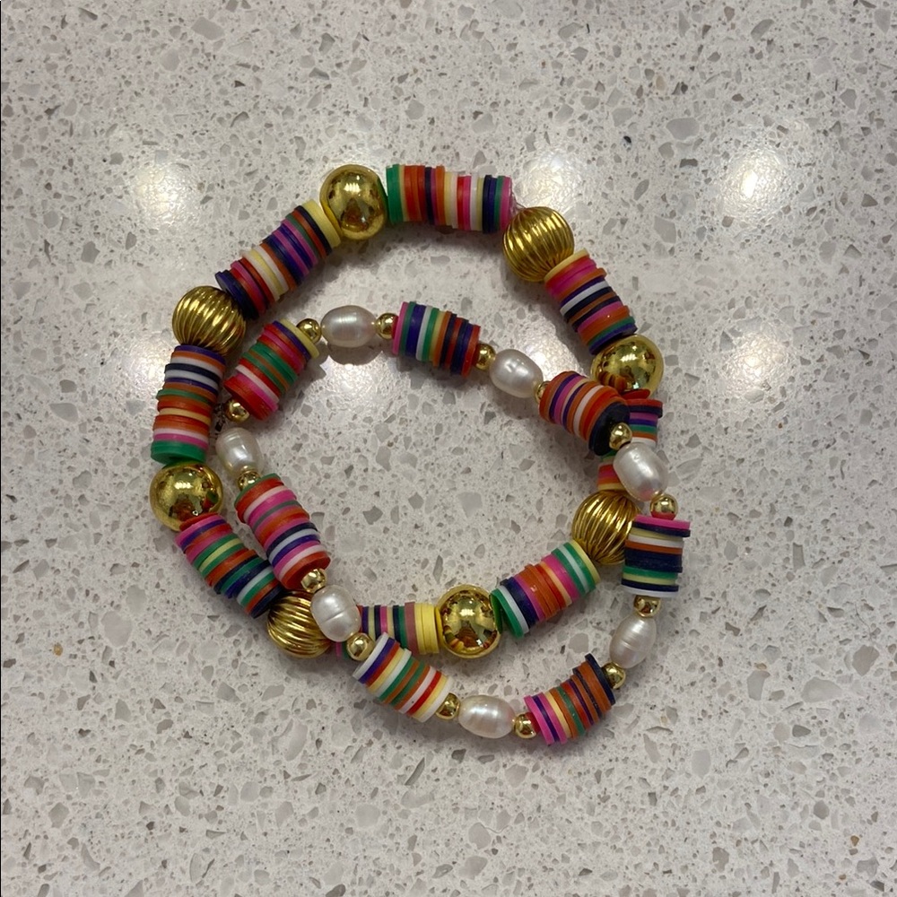 Colorful Beaded Bracelet Set